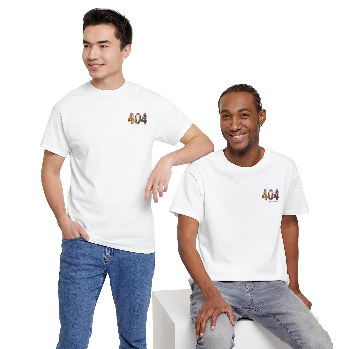 404 Atlanta Mini Logo Tee — A Real Atlanta Holiday Cityscape T-Shirt