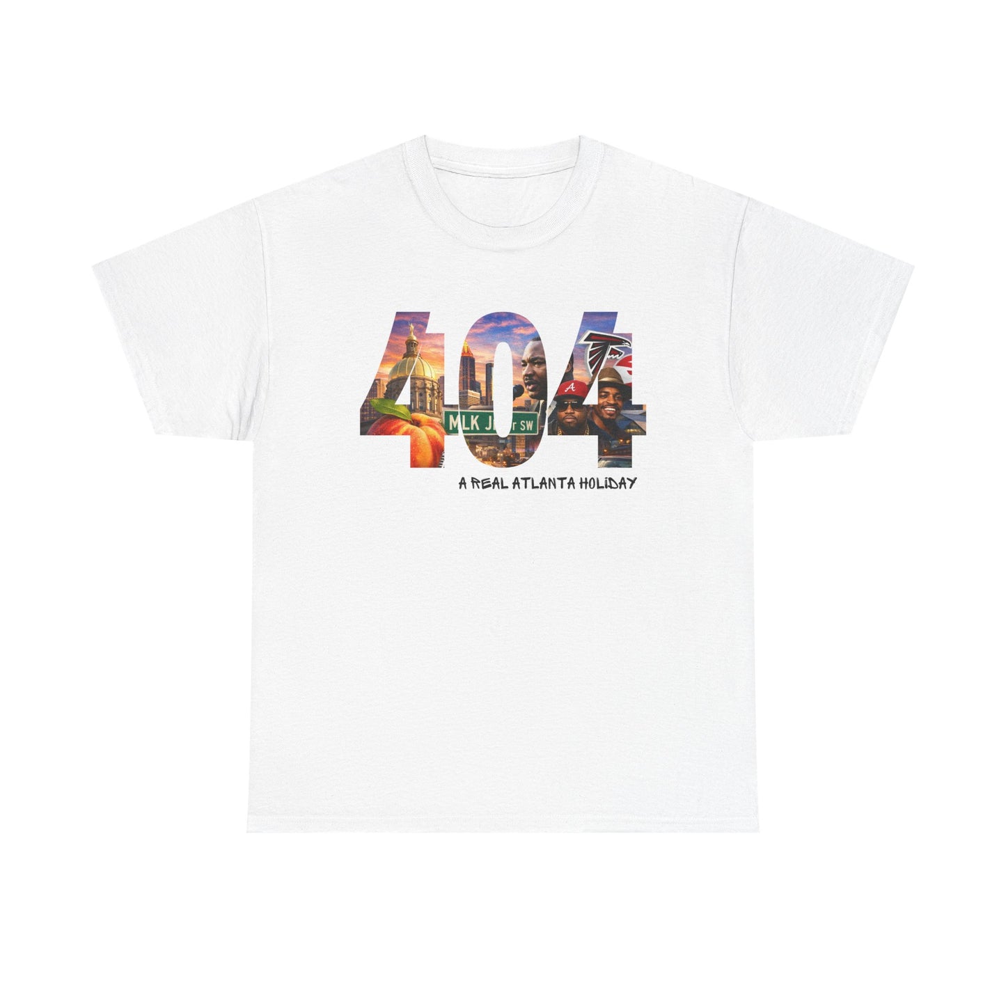 404 Atlanta Tee — A Real Atlanta Holiday Cityscape T-Shirt